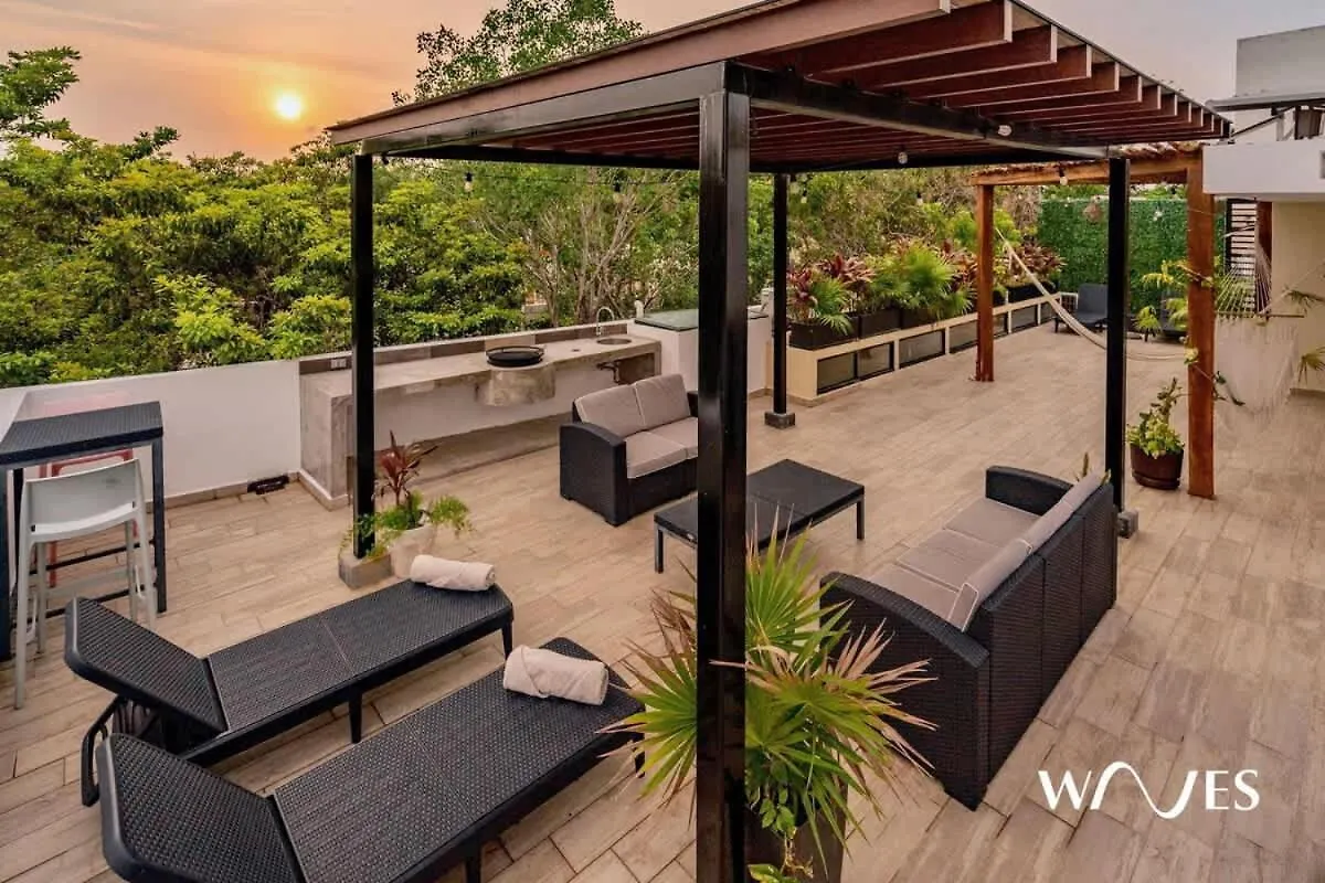Spacious 1 Bedroom With Great Location & Rooftop Pool By Waves Management Tulum Mexico